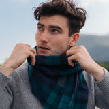 Szalik z wełny jagnięcej Black Watch Tartan