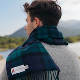 Szalik z wełny jagnięcej Black Watch Tartan