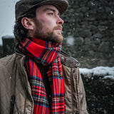 Szalik z wełny jagnięcej Royal Stewart tartan