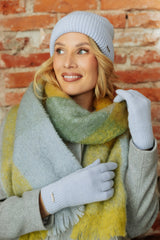 Czapka zimowa damska błękitna