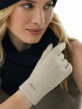 beżowe rękawiczki unisex