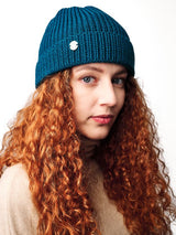 czapka beanie morska