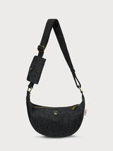 czarna torebka na ramię