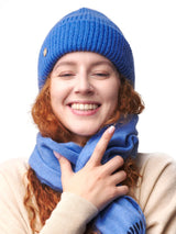 Czapka zimowa damska niebieska