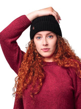 czapka beanie z wełny merino
