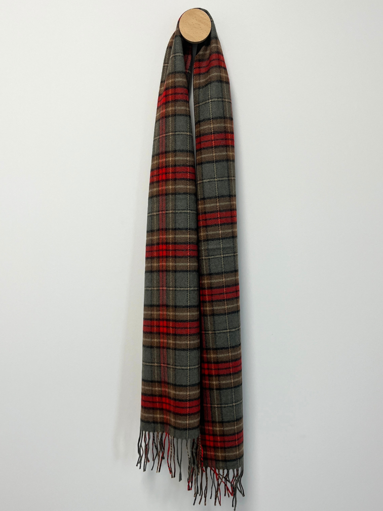 Szalik z wełny merino - County Cavan tartan