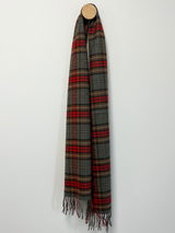 Szalik z wełny merino - County Cavan tartan