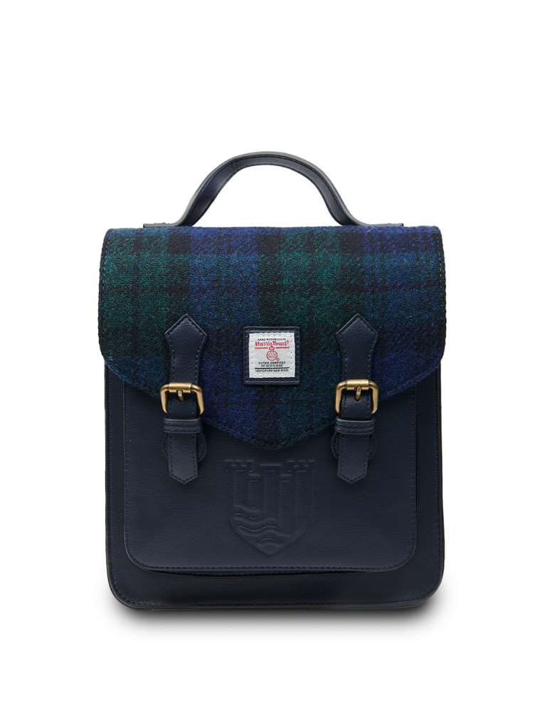 Plecak na laptopa Calton z Harris Tweedu - Black Watch