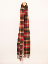 Szalik z wełny jagnięcej w kratkę Highland Check