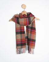 Szalik z wełny jagnięcej - jesienne pola