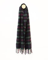 krótki szalik z wełny jagnięcej w mackenzie tartan