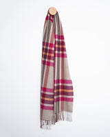 Szalik z wełny merino – irlandzki zachód słońca