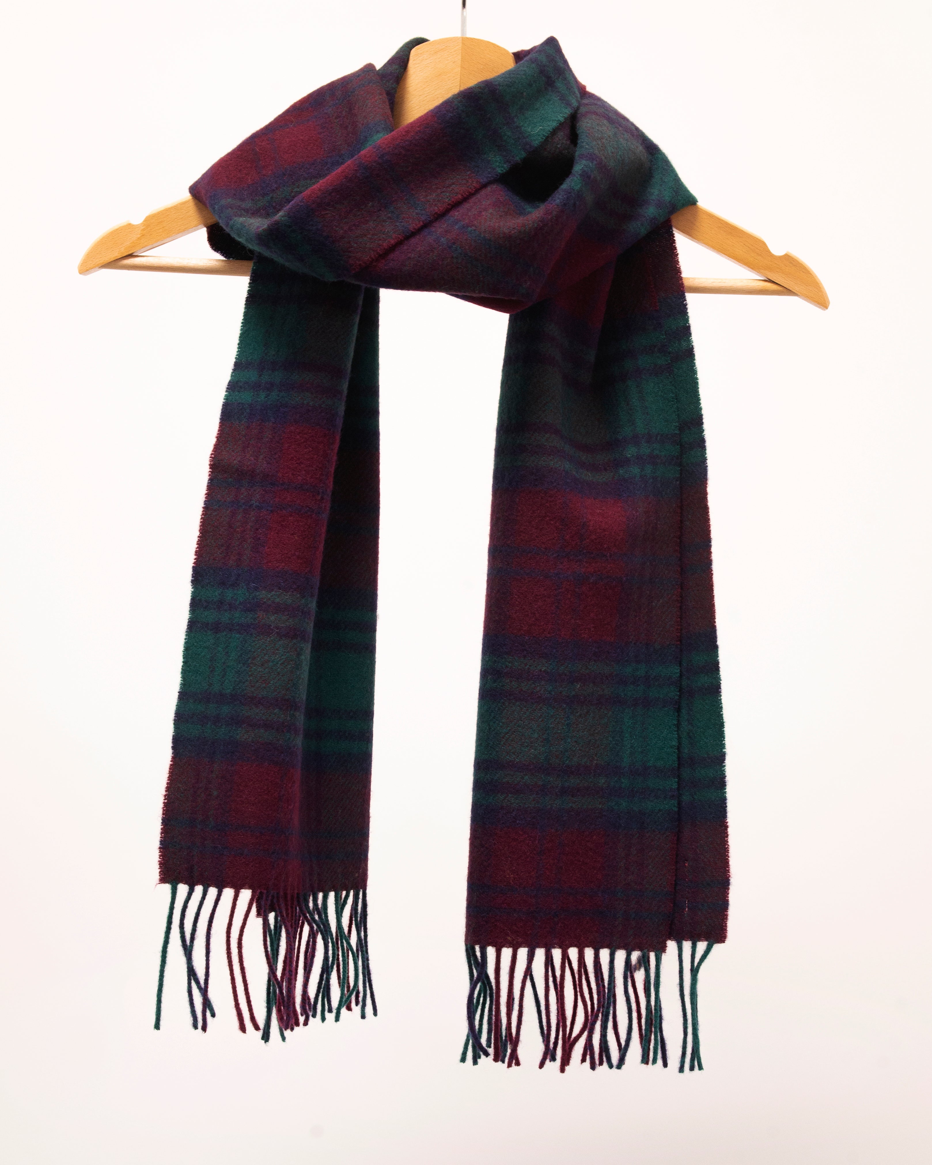 Szalik z wełny jagnięcej Lindsay tartan