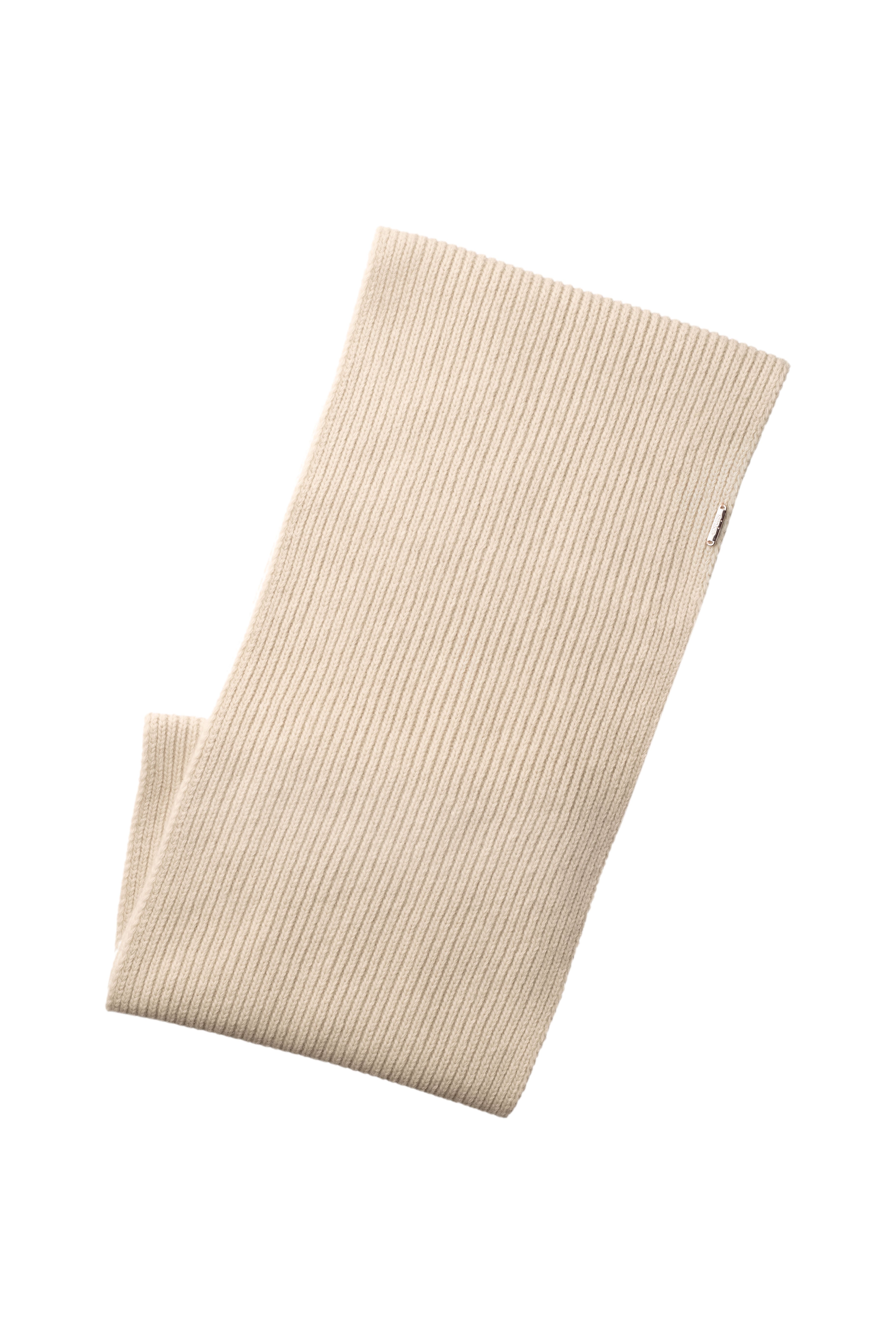 Komin z wełny merino i kaszmiru - beżowy