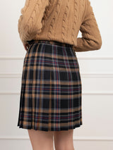 Krótka wełniana spódnica typu kilt w kratę – tartan Dalnessie
