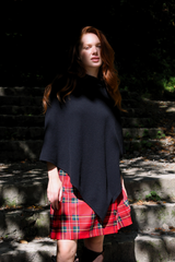 Krótka wełniana spódnica typu kilt w kratę – tartan Royal Stewart