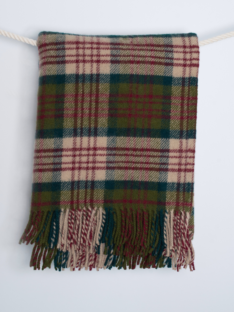 Koc wełniany w kratkę Thistleberry