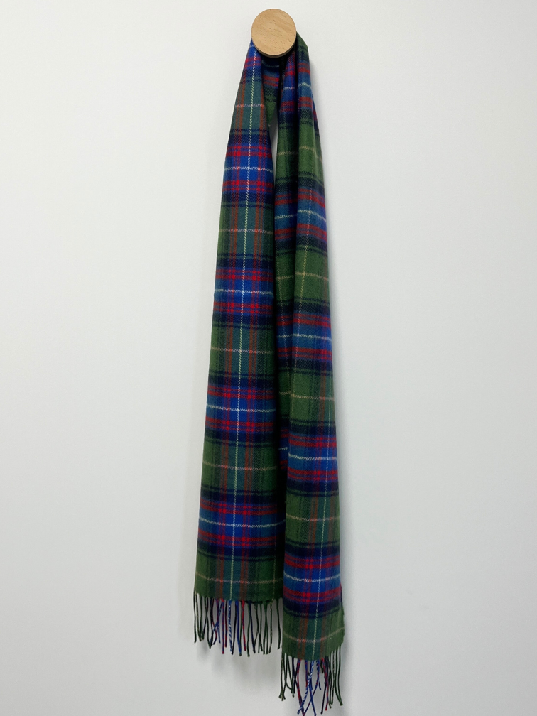 Szalik z wełny merino - Wojtek tartan