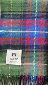 Szalik z wełny merino - Wojtek tartan