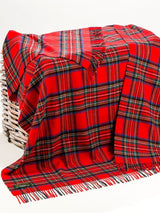 Koc z wełny jagnięcej Royal Stewart Tartan