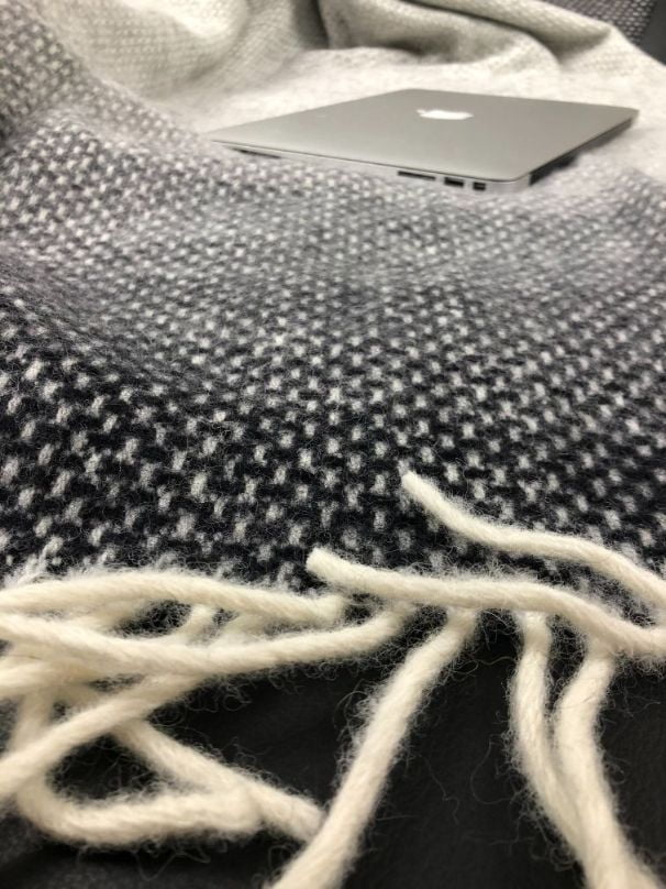 Koc wełniany Ombre Pebble