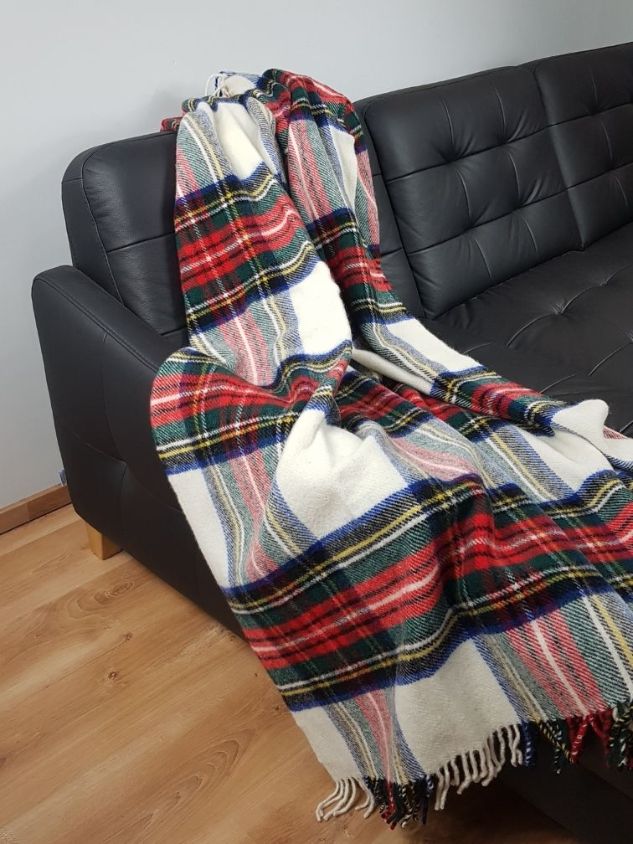 Koc wełniany z tartanem Dress Stewart