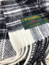 Koc wełniany z tartanem Grey Dress Stewart