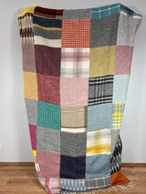 patchworkowy koc z podszewką 220cm
