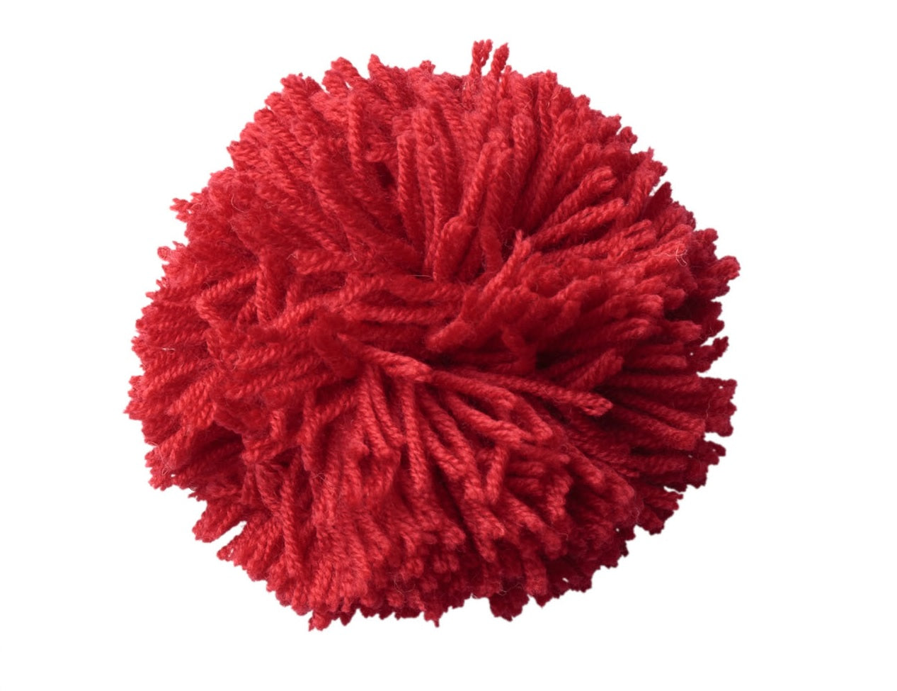 pompon czerwony