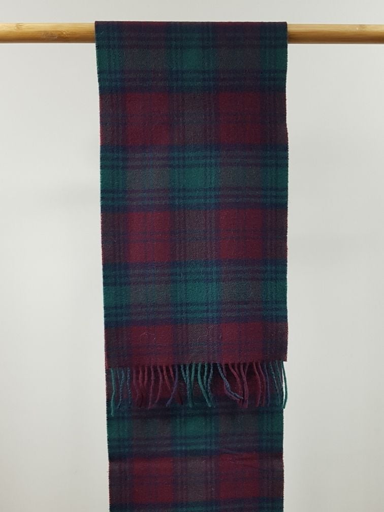 Szalik z wełny jagnięcej Lindsay tartan
