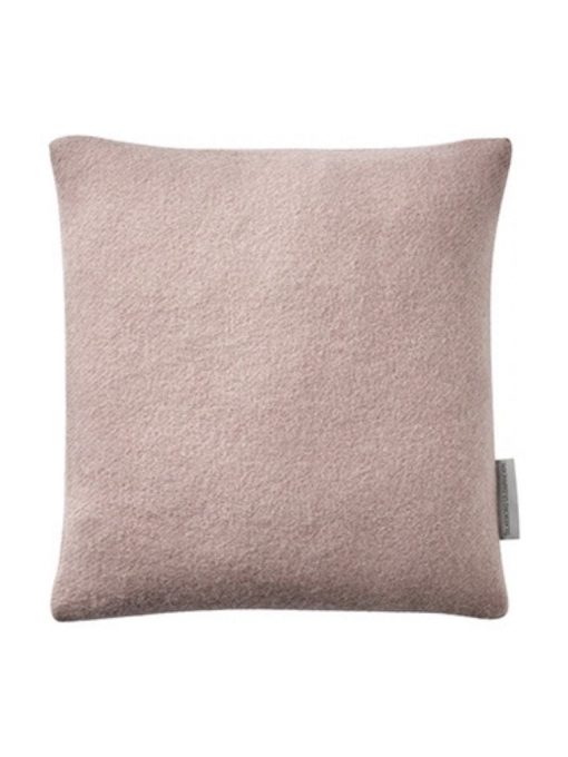 Wełniana poduszka w kolorze blado różowym 40x40