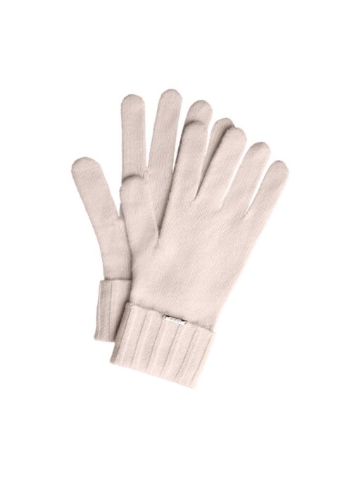 beżowe rękawiczki wełniane