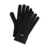 czarne rękawiczki wełniane