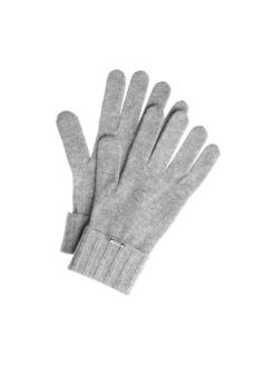 szare rękawiczki wełniane